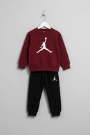 2 Pcs Boy's Polyester Fleece Printed Tracksuit